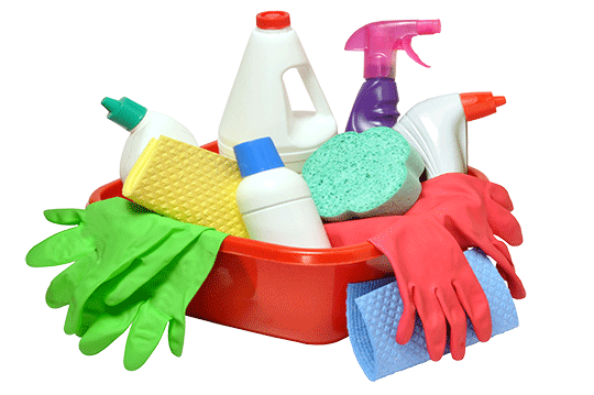 Multiple products used in traditional car care
